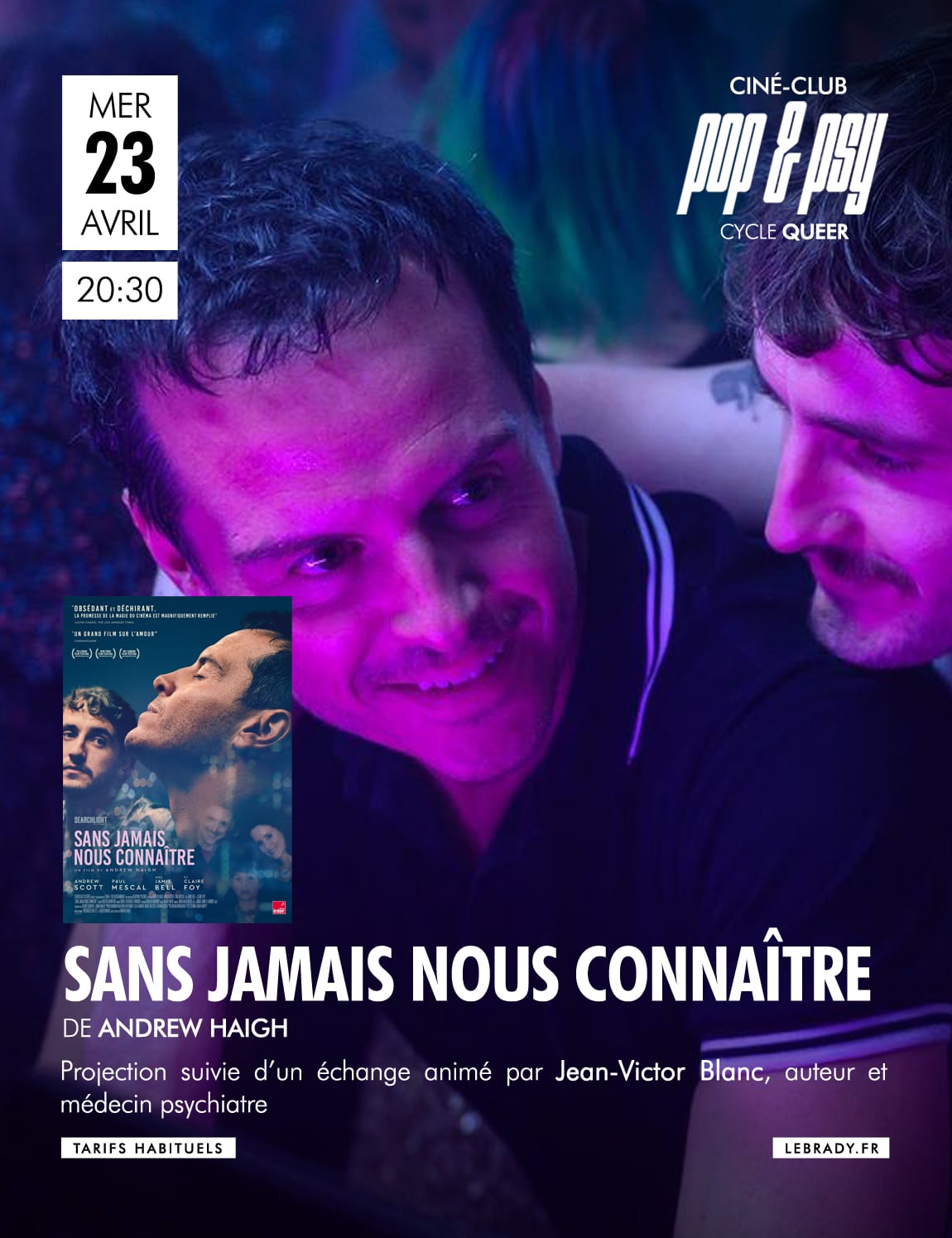 SANS JAMAIS NOUS CONNAÎTRE – Ciné Club Pop & Psy