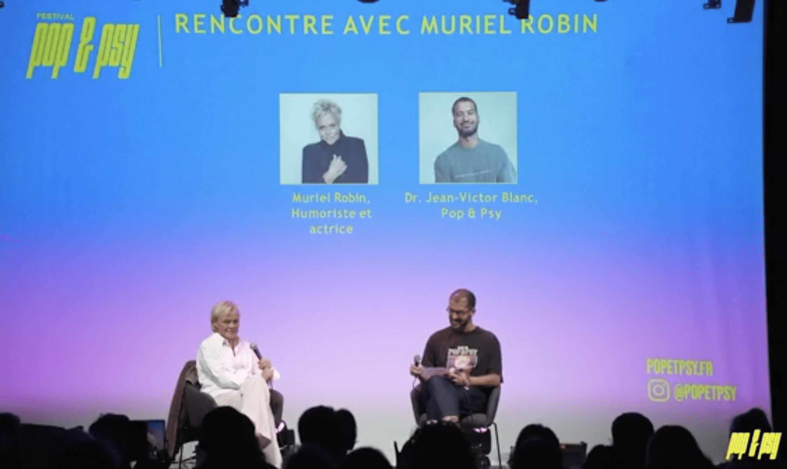 Talk avec Muriel Robin