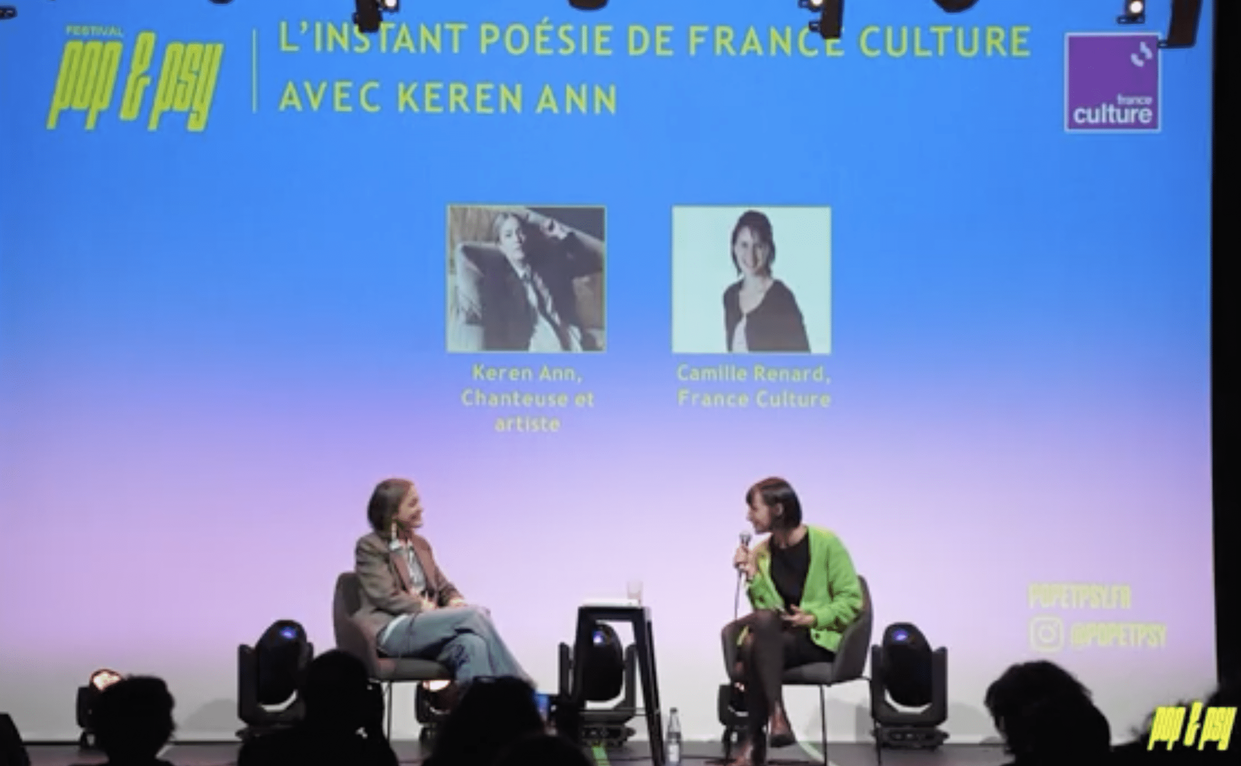 L'instant Poésie de France Culture avec Keren Ann